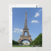 Paris - Eiffelturm - Postkarte (Vorne/Hinten)