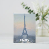Paris Eiffelturm Postkarte (Stehend Vorderseite)