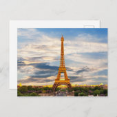 Paris / Eiffelturm Postkarte (Vorne/Hinten)