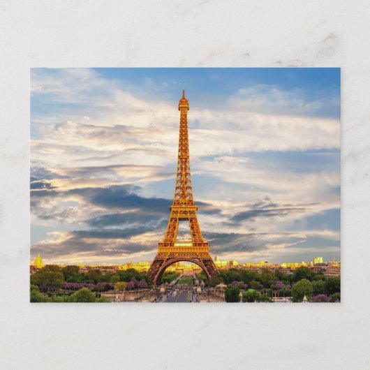 Paris / Eiffelturm Postkarte (Vorderseite)