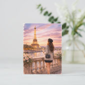 Paris - Eiffelturm Postkarte (Stehend Vorderseite)