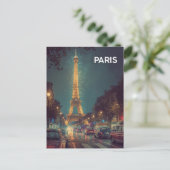Paris Eiffelturm Postkarte (Stehend Vorderseite)