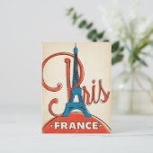 Paris - Eiffelturm Postkarte (Stehend Vorderseite)