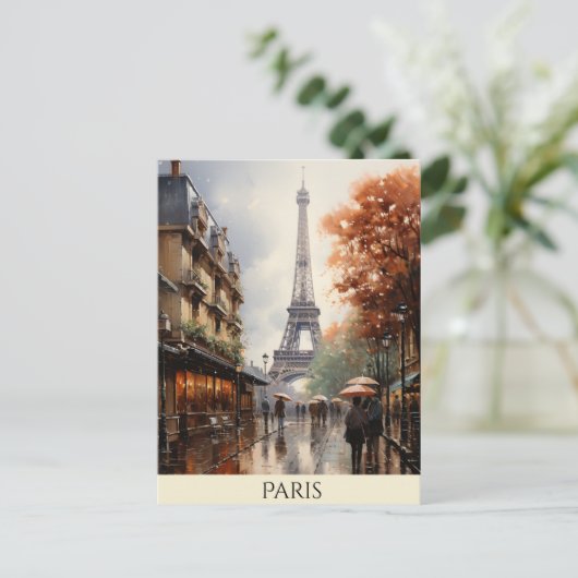 Paris | Eiffelturm Postkarte (Stehend Vorderseite)