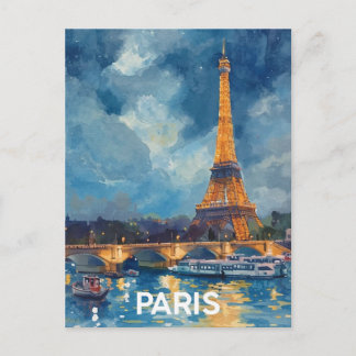 Paris Eiffelturm Postkarte