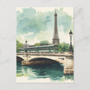 Paris Eiffelturm Postkarte