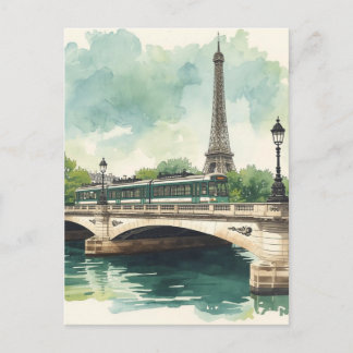 Paris Eiffelturm Postkarte