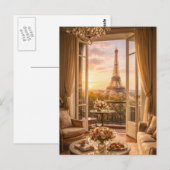 Paris - Eiffelturm Postkarte (Vorne/Hinten)