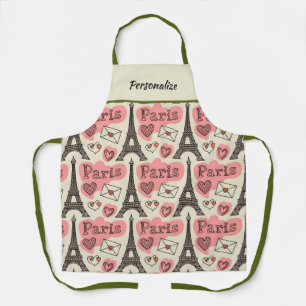 Paris Eiffelturm Romantik Personalisiert Schürze
