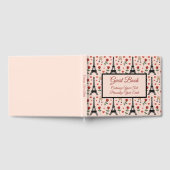 Paris Eiffelturm Romantisch Personalisiert Gästebuch (Voll)