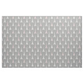 Paris-Eiffelturm-Rosa-Grau-Gewebe Stoff (Fat Quarter (45,7 x 55,9 cm))