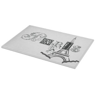 Paris-Eiffelturm Schneidebrett