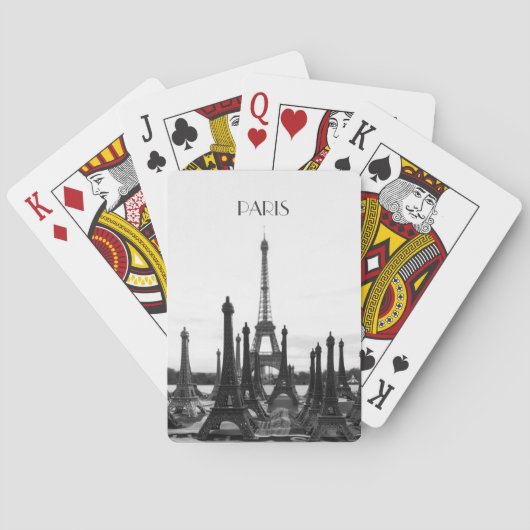 Paris Eiffelturm Spielkarten (Rückseite)