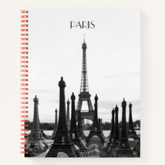 Paris Eiffelturm Spiralnotizbuch Notizblock