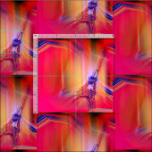 Paris-Eiffelturm Stoff (Kachel)