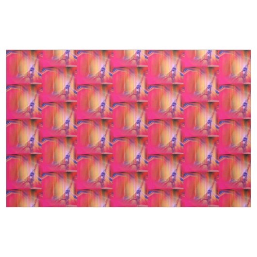 Paris-Eiffelturm Stoff (Fat Quarter (45,7 x 55,9 cm))