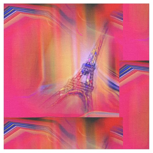 Paris-Eiffelturm Stoff (Nahaufnahme)