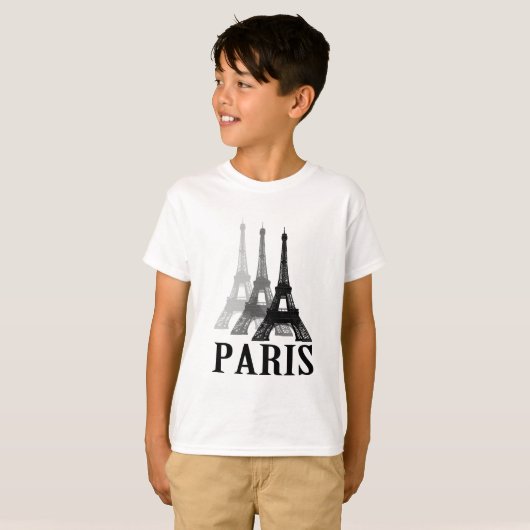 Paris-Eiffelturm T-Shirt (Vorne ganz)