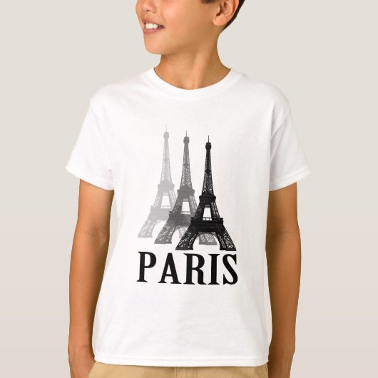 Paris-Eiffelturm T-Shirt (Vorderseite)