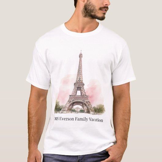 Paris Eiffelturm T-Shirt (Vorderseite)