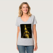 Paris. Eiffelturm. T-Shirt (Vorderseite Vollansicht)