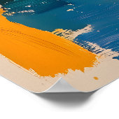 Paris Eiffelturm und Brücke in Fauvist Artistic Poster (Ecke)