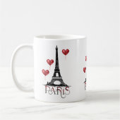 Paris, Eiffelturm und Rote Balloons Kaffeetasse (Links)