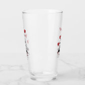 Paris, Eiffelturm und Rotes Herz Glas (Links)