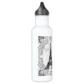 Paris Eiffelturm und Scrolls Trinkflasche (Links)