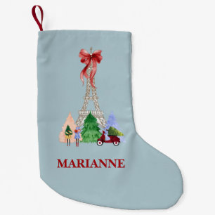 Paris Eiffelturm-Urlaub in Frankreich Kleiner Weihnachtsstrumpf