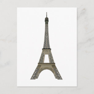 Paris: Eiffelturm: Vector Zeichnend: Postkarte