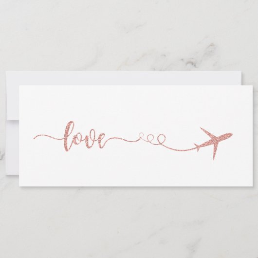 Paris Einladung, Paris Brautparty Einladung (Rückseite)