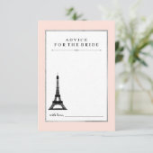 Paris Elegance - Beratung für die Brücke Hinweiskarte (Stehend Vorderseite)