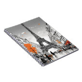 Paris Elegance Notebook - Eiffel Tower City Notizblock (Rechte Seite)
