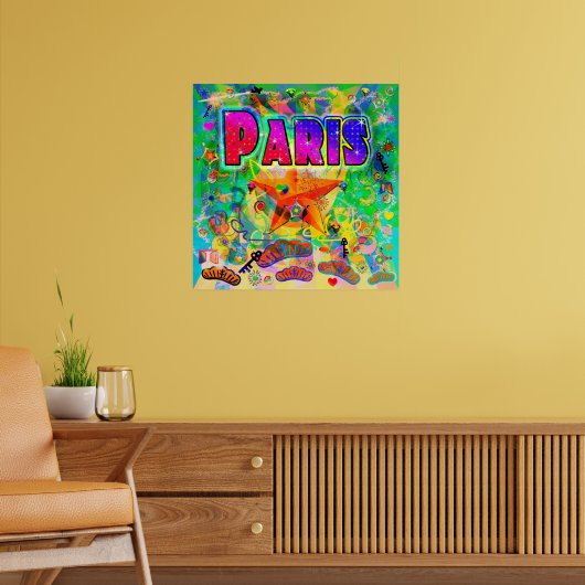 Paris Epoch Hour Poster (Wohnzimmer 2)