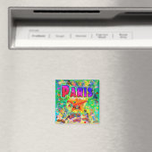 Paris Epoche-Stunden-Magnet Magnet (In Situ (Geschirrspüler))