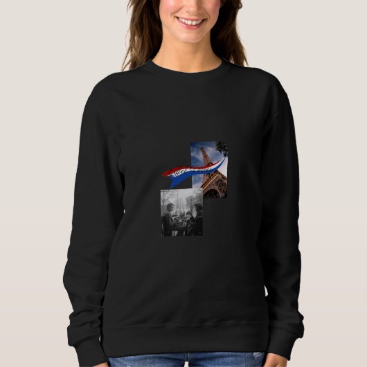 Paris_Erinnerungen_002 Sweatshirt (Vorderseite)