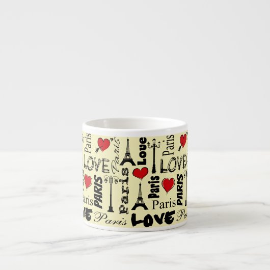 Paris Espressotasse (Vorderseite)