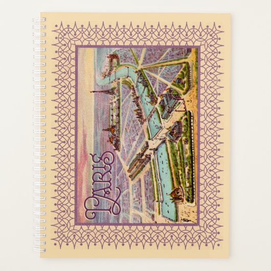 Paris Expo 1900 Kalenderplaner Planer (Vorderseite)