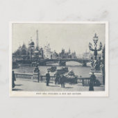 Paris Expo 1900, Pont des invalides et Rue des nat Postkarte (Vorderseite)