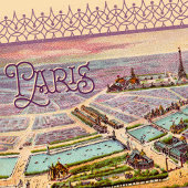 Paris Expo 1900 Poster mit Titel