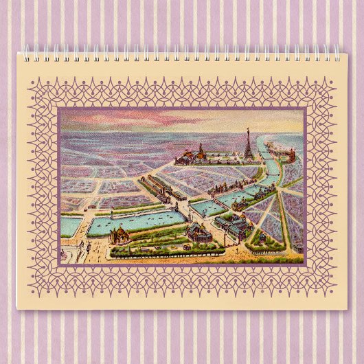 Paris Expo 1900 Spiral Notebook Notizblock