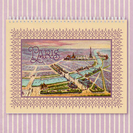 Paris Expo 1900 Spiral Notebook Notizblock