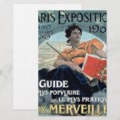 Paris Exposition 1902 v. Chr. Briefpapier (Vorne/Hinten)