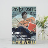 Paris Exposition 1902 v. Chr. Briefpapier (Stehend Vorderseite)