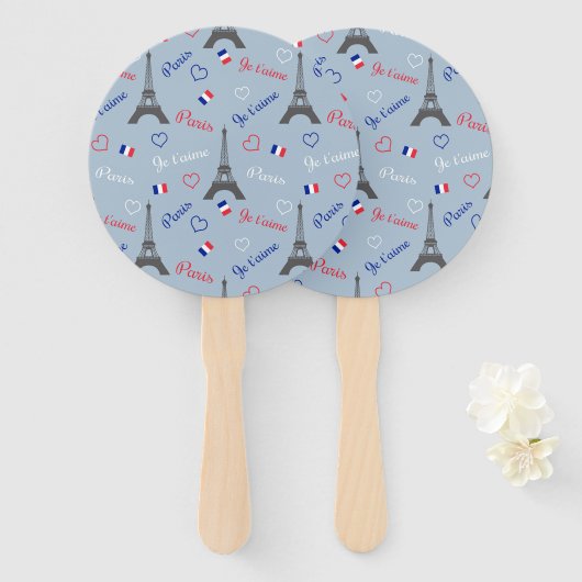 Paris Fächer (Vorne und Hinten)