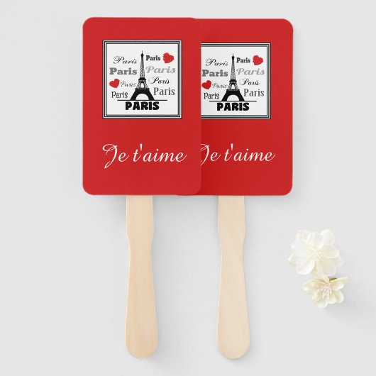 Paris Fächer (Vorne und Hinten)