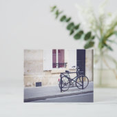 Paris Fahrrad Postkarte (Stehend Vorderseite)