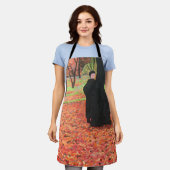 Paris Fallende Blätter Schürze (Getragen)