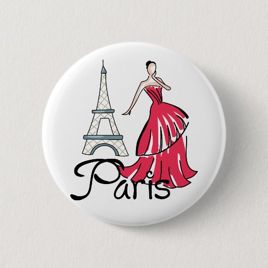 Paris Fashion Button (Vorderseite)